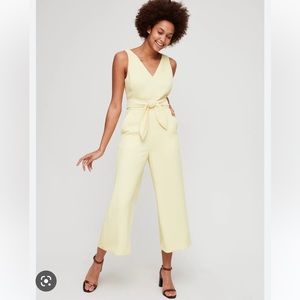 Wilfred pale yellow jumpsuit